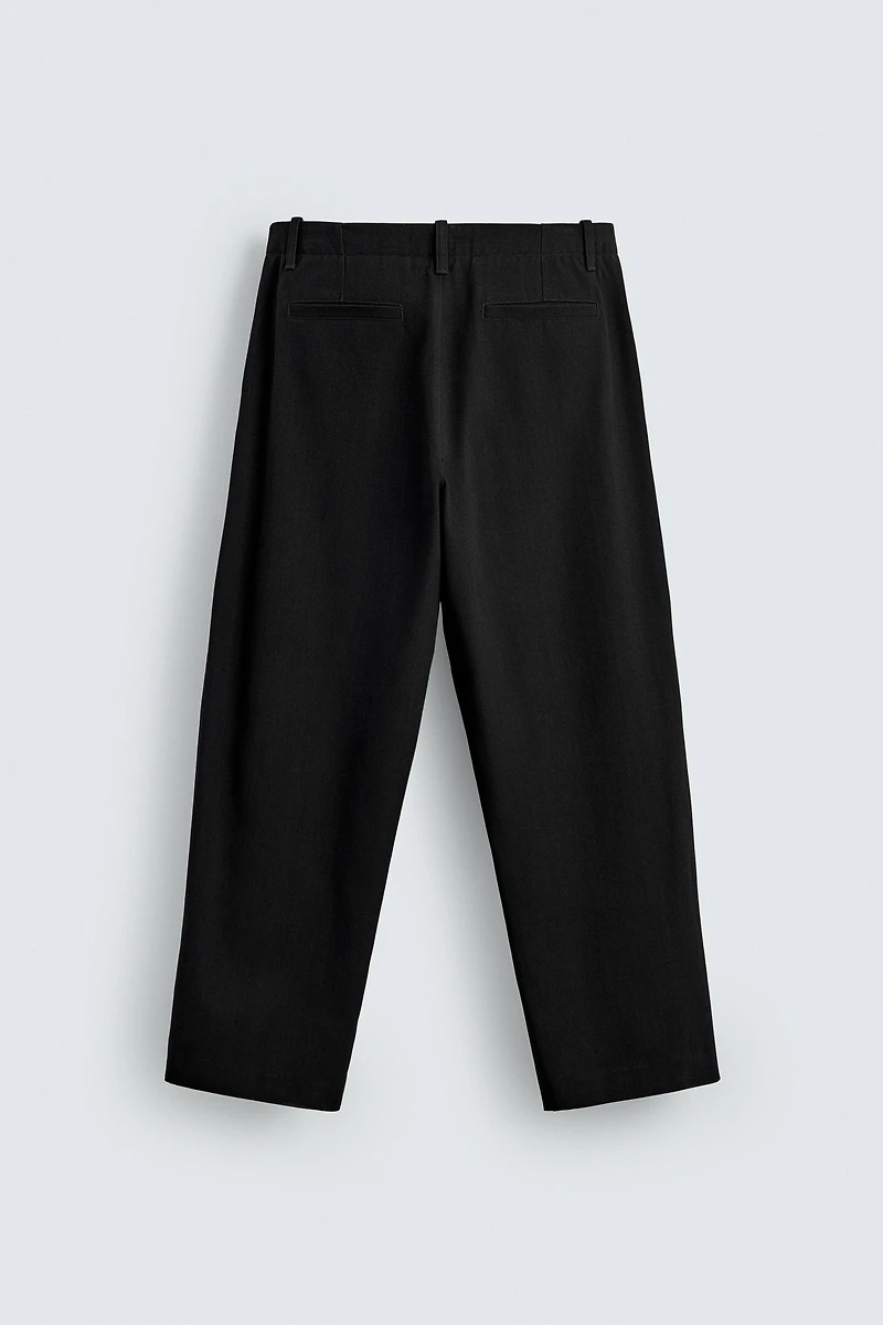 LYOCELL - COTTON BALLOON FIT PANTS