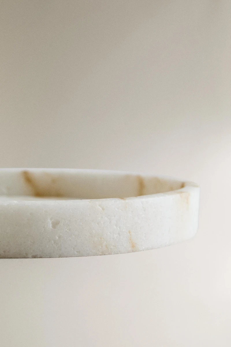 MARBLE-EFFECT BATHROOM TRAY