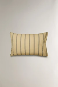 STRIPED PERCALE PILLOWCASE (300 THREAD COUNT)