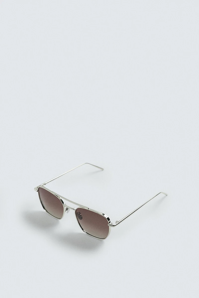 SQUARED METAL SUNGLASSES