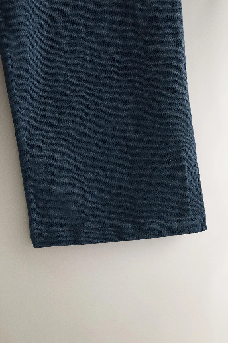 COTTON CAPRI TROUSERS