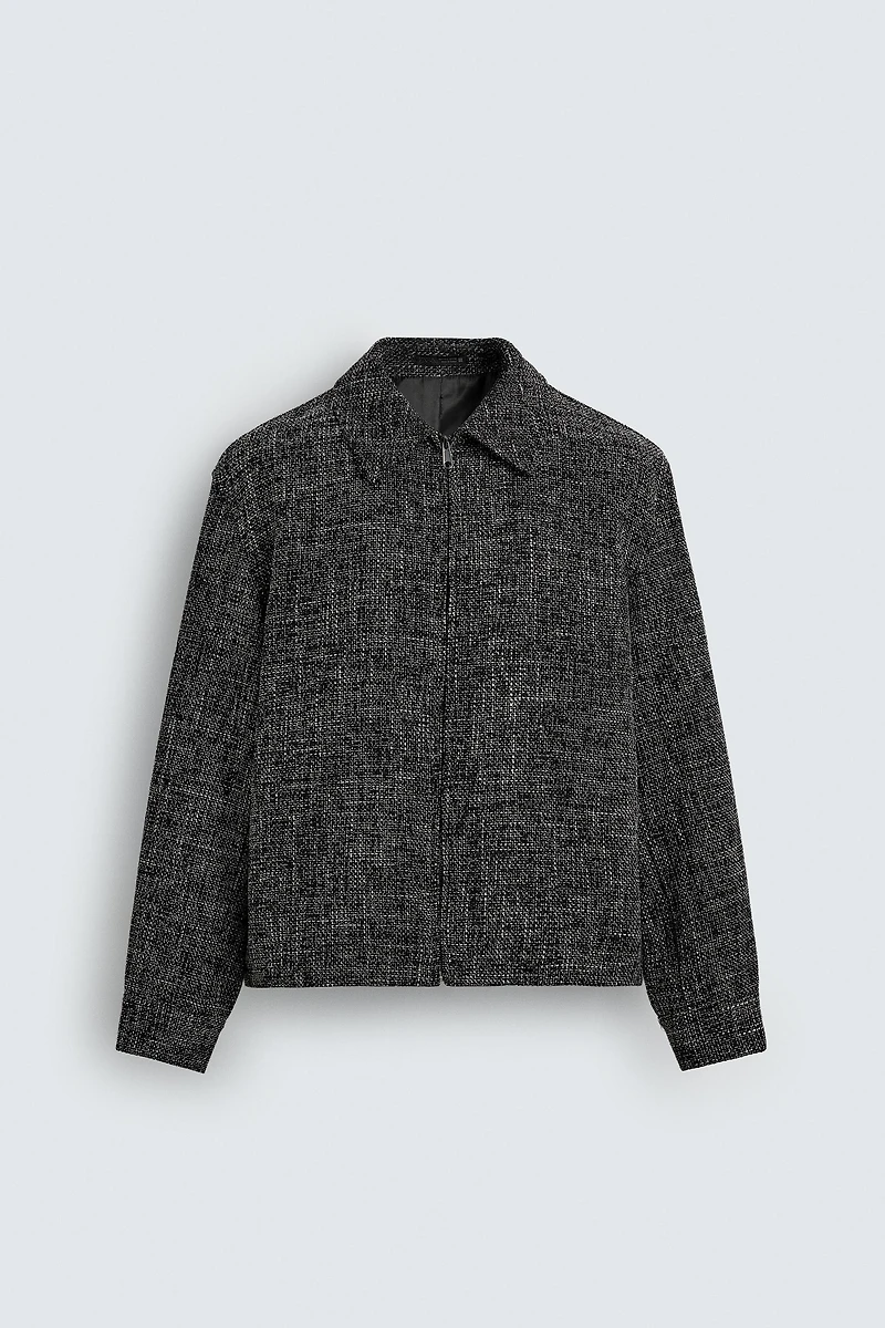 SURCHEMISE STRUCTURÉE ZIPPÉE