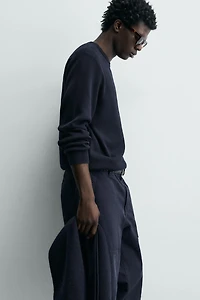 REGULAR FIT COTTON JUMPER