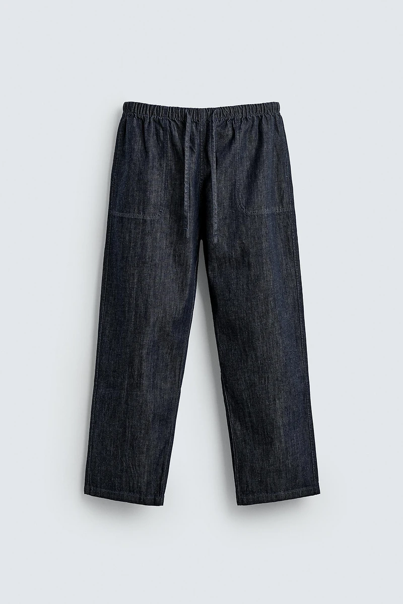 RELAXED FIT JOGGER JEANS