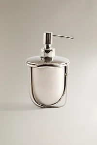 SHINY METAL SOAP DISPENSER