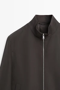 100% cool wool total look jacket