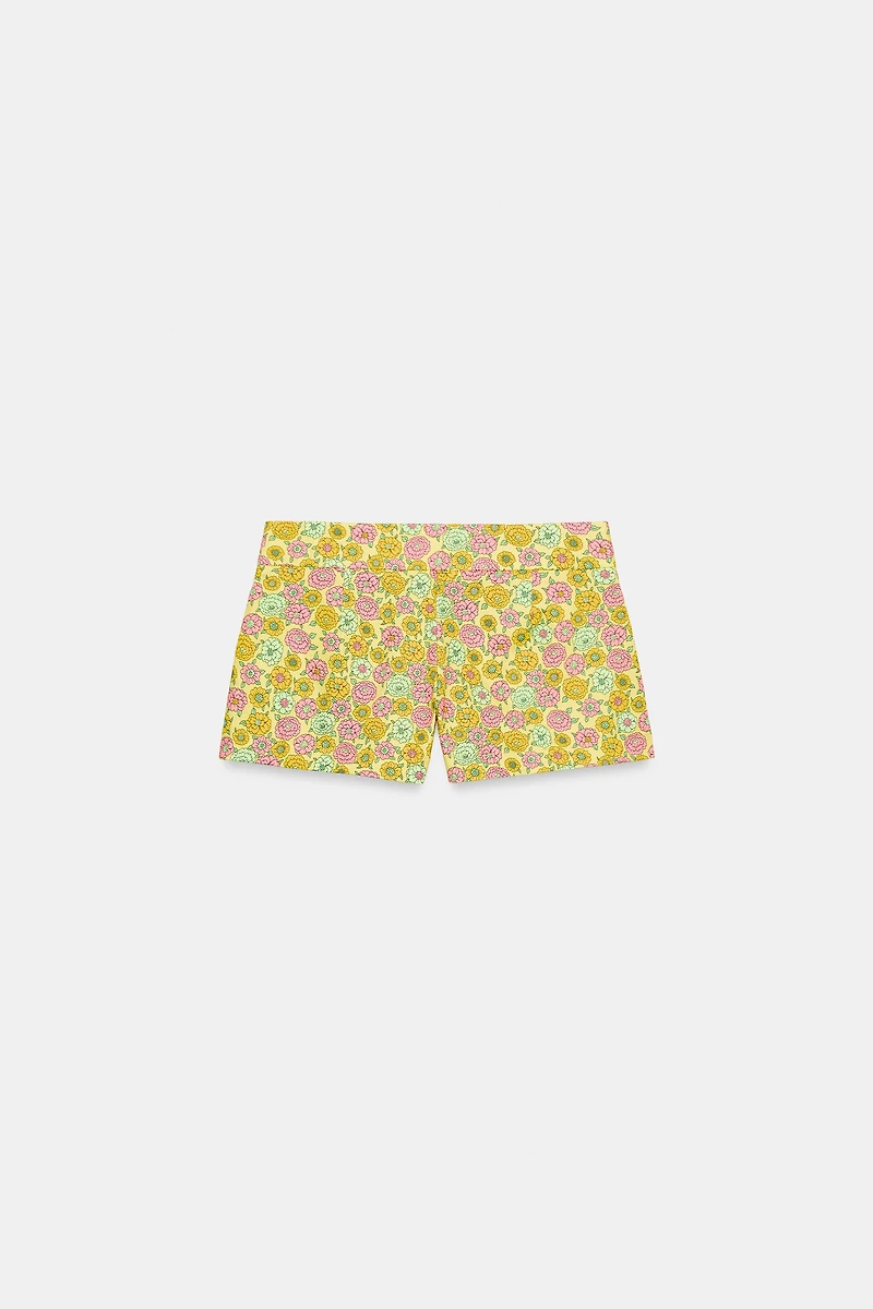 MINI FLORAL SHORTS