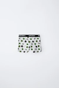 AGES 6-14/ TWO-PACK OF MINECRAFT © MOJANG AB. ™ BOXERS