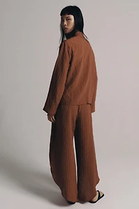 ZW COLLECTION SIDE VENT TROUSERS