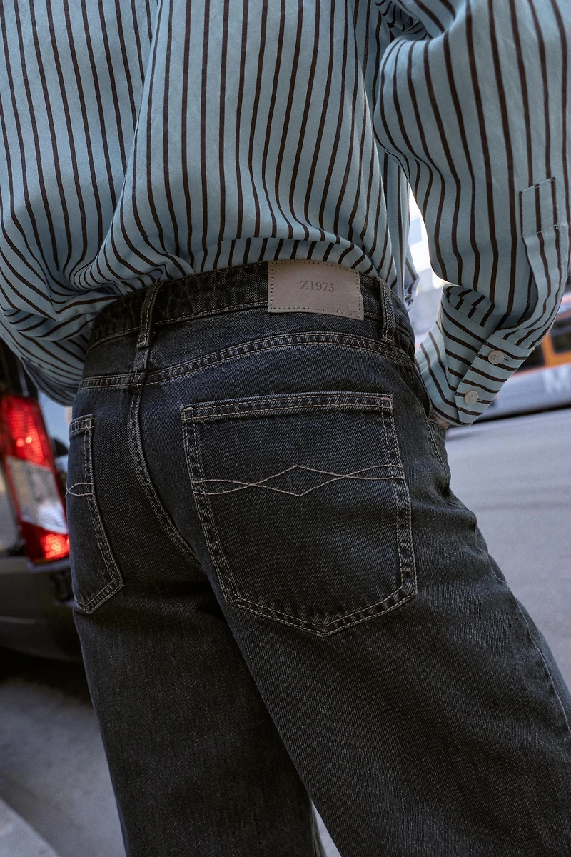 Z1975 WIDE LEG LOW-RISE JEANS