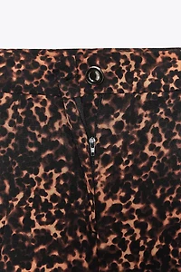 ANIMAL PRINT PALAZZO PANTS