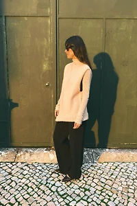 ASYMMETRIC KNIT VEST