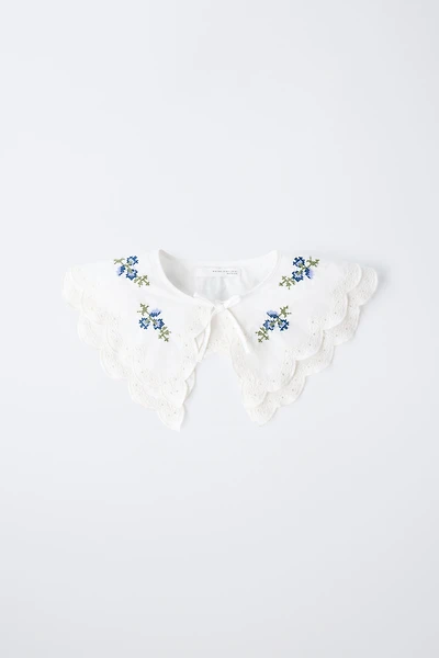 CROSS-STITCH EMBROIDERED COLLAR