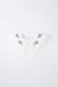 CROSS-STITCH EMBROIDERED COLLAR
