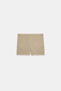 SHORT EN MAILLE POINTELLE