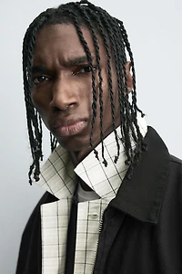 VESTE COUPE DÉCONTRACTÉE FERMETURE ÉCLAIR