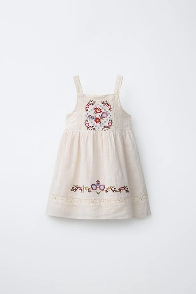 CROSS STITCH EMBROIDERED DRESS