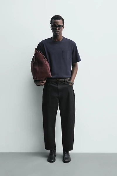 TAPERED WIDE FIT JEANS
