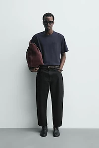 TAPERED WIDE FIT JEANS