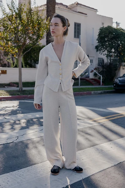 SOFT BUTTON CARDIGAN