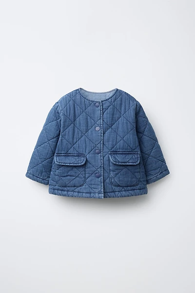 PADDED DENIM JACKET