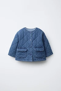 PADDED DENIM JACKET