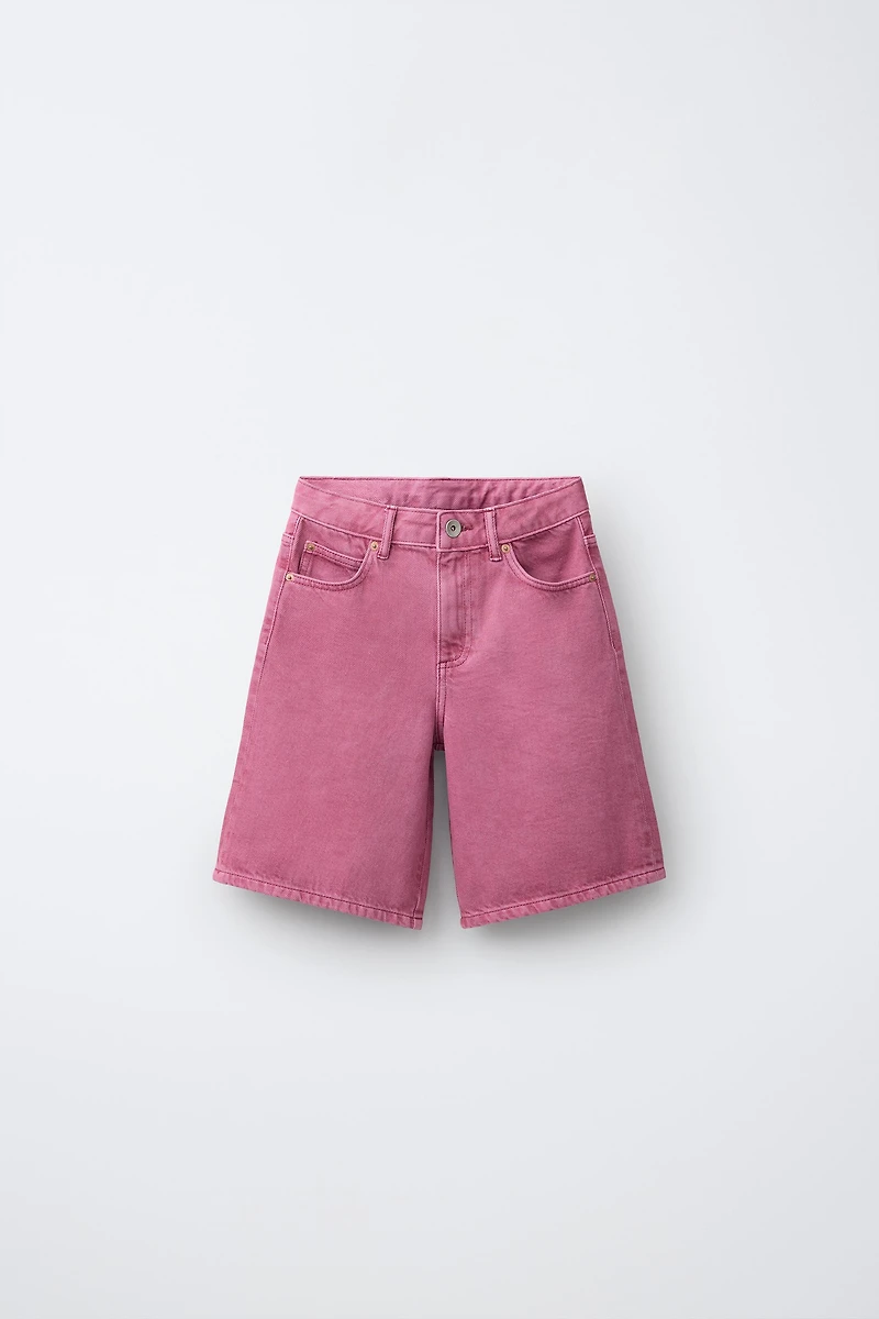 BERMUDA LONGUE EN DENIM