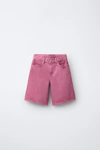 BERMUDA LONGUE EN DENIM