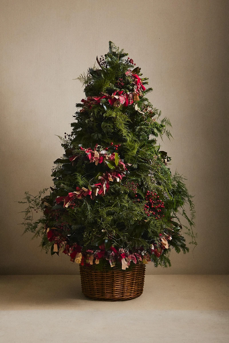 CHRISTMAS FABRIC GARLAND