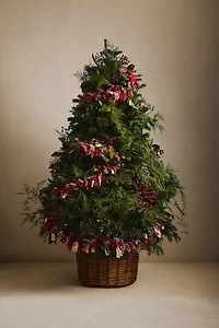 CHRISTMAS FABRIC GARLAND