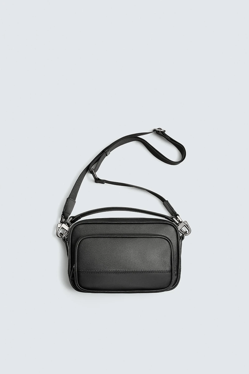 TEXTURED CROSSBODY BAG