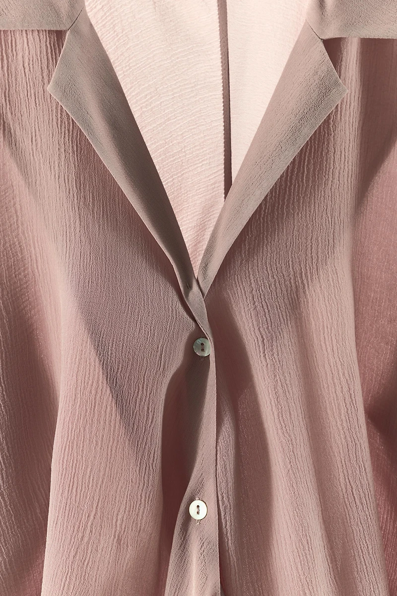 CHEMISE 100 % VISCOSE MANCHES CHAUVE-SOURIS