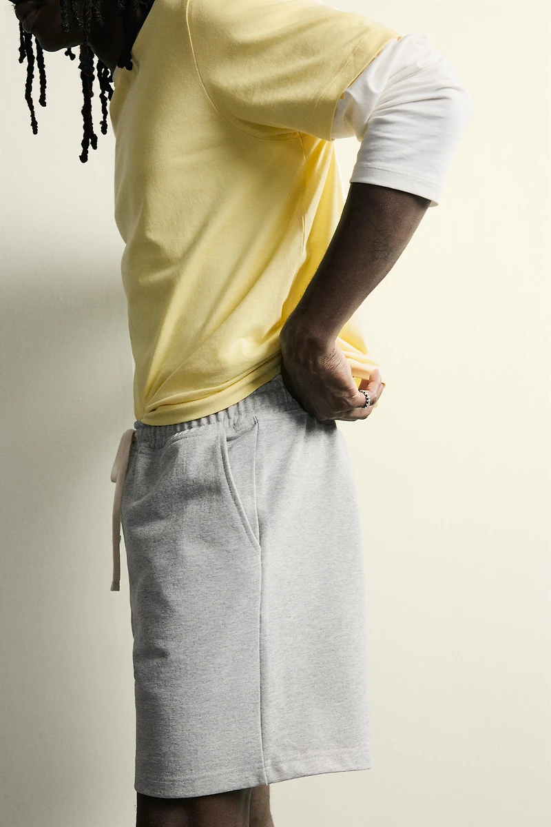 RELAXED FIT SWEATSHORTS