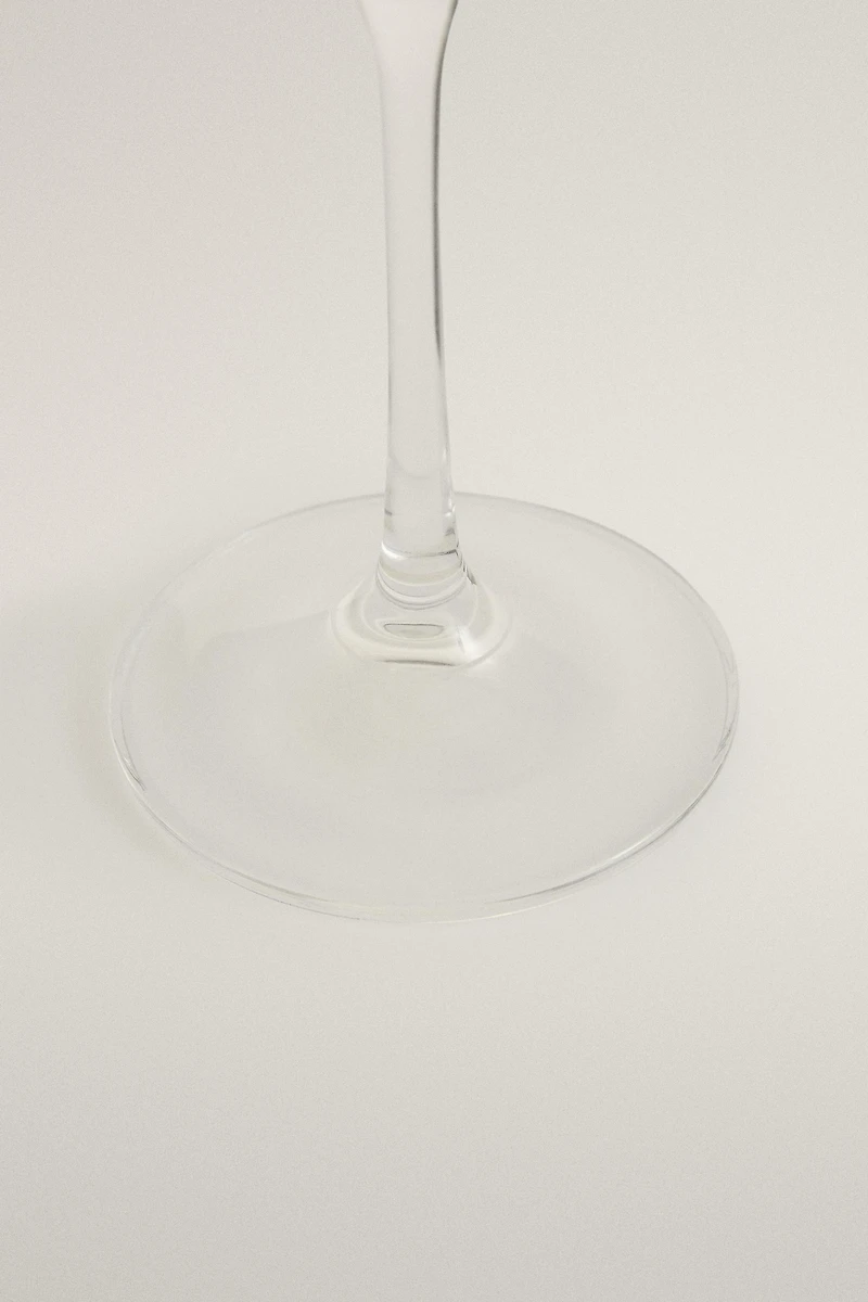 PLAIN BOHEMIA CRYSTAL WINE GLASS