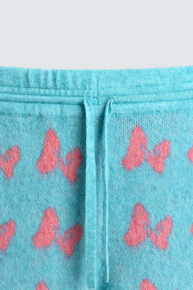 INTARSIA KNIT TROUSERS WITH TIES HARRY LAMBERT FOR ZARA X DISNEY