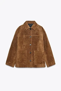 VESTE EN CUIR DAIM ZW COLLECTION LIMITED EDITION