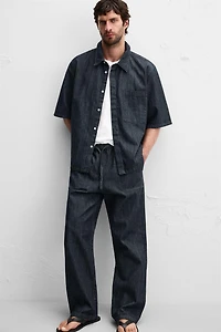 RELAXED FIT DENIM SHIRT