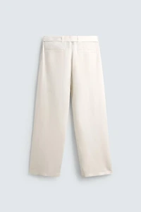 PANTALON RELAXED FIT VISCOSE - LIN CEINTURE