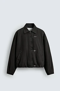 CROPPED FIT FIREMAN CLASP JACKET