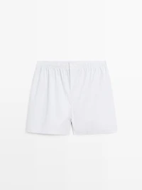 100% cotton striped boxers