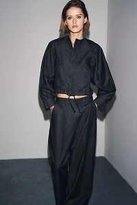 BOMBER EN DENIM MATELASSÉ ZW COLLECTION