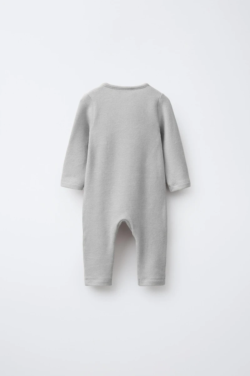 LONG SOFT TOUCH JUMPSUIT WITH TIES