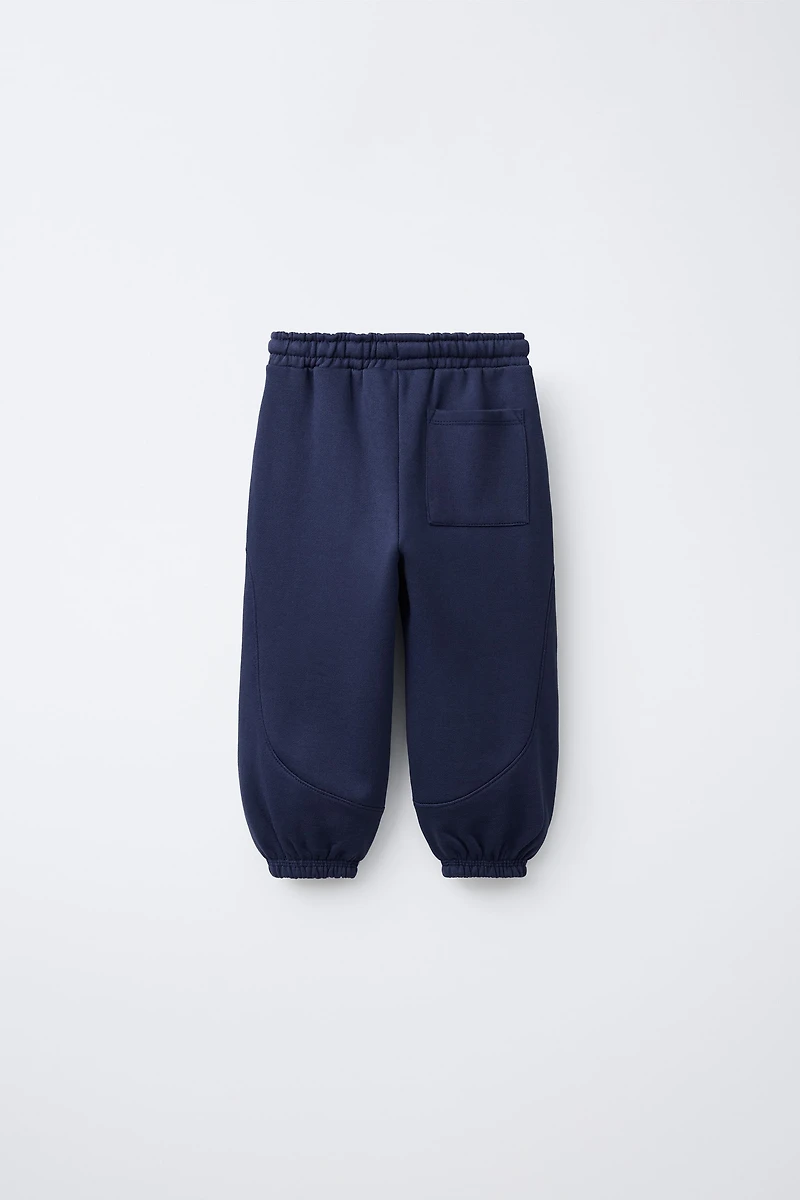 EMBROIDERED LION JOGGERS