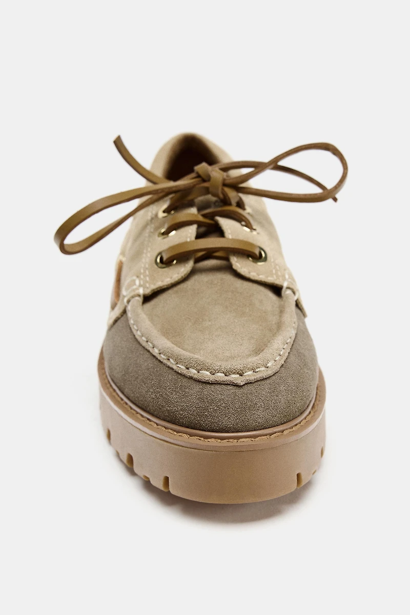 PLATFORM DECK LOAFERS