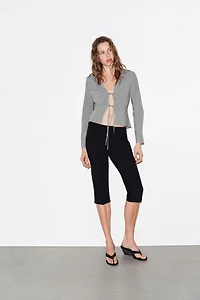 CHEMISE À RAYURES AVEC LIENS