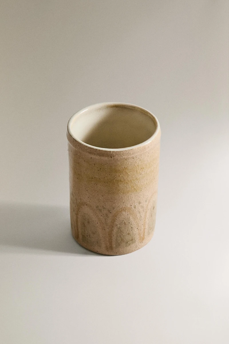 TERRACOTTA TOOTHBRUSH TUMBLER