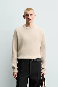 100% CASHMERE RIBBED JUMPER ORIGINS
