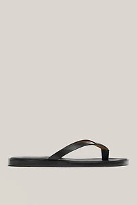 Nappa sandals with toe divider