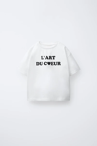 T-SHIRT À INSCRIPTION IMPRIMÉE