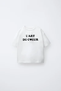 T-SHIRT À INSCRIPTION IMPRIMÉE
